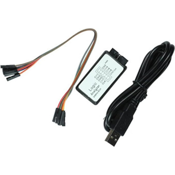 KOZWAY Oscilloscopes USB Logic 24 MHz 8 Channel 24 m / Second Logic Analyzer Debugger for Logic Analyzer Logic Tool 2 4 m 8 m