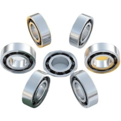 XEOWHUPG 10 stücke P4 Wassertropfenlager Angelrollenlager S603/S604/S605/S608/688 Edelstahl Hybrid Keramikkugellager Zubehör(SH687ZZ/P4)