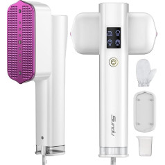 Sundu Steamer Travel Steamer, Steam Iron for Clothes, 2-in-1 Travel Iron, Steam Iron, 15s Fast Heating Steam, Travel Steamer with LED Display, 4 Ironing Modes