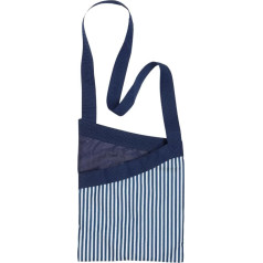 Elliott Navy and White Stripe Peg Bag with Shoulder Strap for Easy Handling, Holds Between 72 and 108 Pegs, Strong, Durable, Water Resistant Material