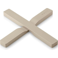 EVA SOLO Magnetic Coaster, Emerald Green, Can Be Laid Over and Split in Two, Pearl Beige