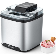 Ice Cream Maker, Ice Maker, Electric Ice Maker Soft Serve Homemade KECOOLKE 2 Quart Frozen Yogurt, Sorbet, Gelato