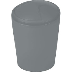 Spirella Move Polypropylen Laundry Bin, Frosty Grey