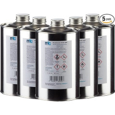 Medicalcorner24 Wound Petrol 40/65 Solvent Cleaner Light Petrol 5 x 1 Litre