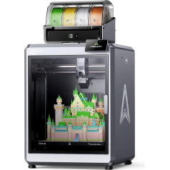 Creality K2 Plus Combo 3D Printer Multicoloured with CFS, Large Volume 350 x 350 x 350 mm, Up to 16 Colours (4 CFS), Max. Speed 600 mm/s, Active Heated Chamber for PLA-CF PA-CF PET ASA PPA-CF