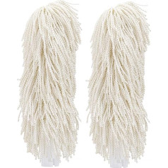 HENDI Brushes, 2 pieces, suitable for HENDI glass polisher (236666), microfibre bristles, for polishing glasses, microfibre brushes, replacement brushes, polishing machine, diameter 55 x 235 mm