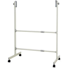 IYUESQ Rollable Whiteboard Stand 360° Rotating Adjustable Metal Stand Easel for Dry Erase Board with Lockable Wheels Only Heavy Duty Metal Stand