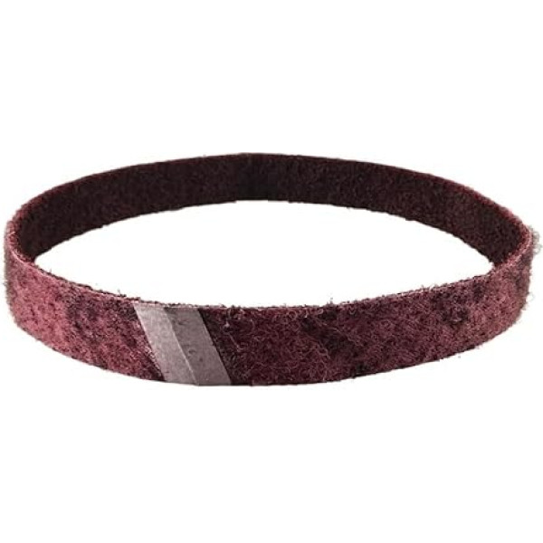 12 Stück Schleifbänder aus Nylon-Vlies – grobe bis feine Körnung for Metall, Kunststoff und mehr (330/457/520 mm)(Red,457x13mm)