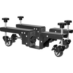 Door Installation Kit for Heavy Doors - Door Jack Trolley, Robust Door Board Dolly, Hands-Free Operation for 50-120 mm Door Thicknesses