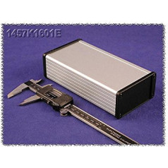 Hammond Electronics Alu-Gehäuse Serie 1457 1457K1601EBK Aluminium (L x B x H) 160 x 84 x 44 mm Schwarz