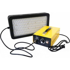 JOJIDE UV Lamp, 1800 W Energy Adjustment UV UV Curing Lamp Shadowless Adhesive Ink 3D Printing 365 nm 395 nm 405 nm Resin Curing Lamp (1_405 nm)