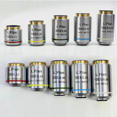 Plan-Objektiv mit großem Arbeitsabstand for metallurgisches RMS-Gewindemikroskop 2,5 x 5 x 10 x 50 x 100 x(20X)