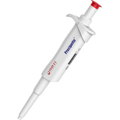 Adjustable Single Channel Pipette - Manual Single Channel Variable Volume Pipette, 100-1000μL Pipettor, High Precision and Accurate Liquid Handling Lab Pipette, Model LH0301007