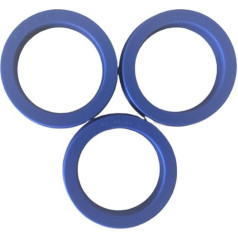 PWQBABJWL Hardware Fittings UN 80 x 100 x 12 80 x 100 x 12 80 x 105 x 12 blaue U-Cup-Lippe, pneumatischer Kolben, hydraulischer Drehwellen-Stangenring, Dichtung, Scheibenwischer, Öldichtungsscheibe (3