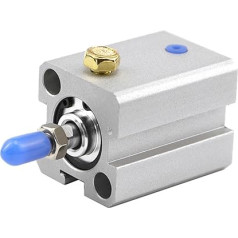 SSA16/20/25/32 Pneumatischer Zylinder Einfachwirkender Zylinder Hub 5-50mm Einfachwirkende Extrusion 1St(SSA12x30,Without Magnet)