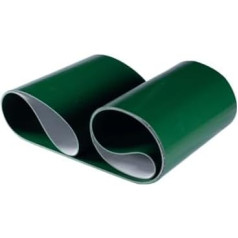Grünes PVC-Förderband für Getreide- und Verpackungsfabriken – PVC-Material 20 x 240 cm – robuste Produktionslinienlösung