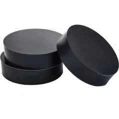 GAOHUAF Pack of 10 EPDM Discs, Diameter 10-90 mm, Solid, Round Seal, Round Rubber Sheet, Thickness 1 mm, 1.5 mm, 2 mm, 3 mm (80 x 3 mm, 10 Pieces)