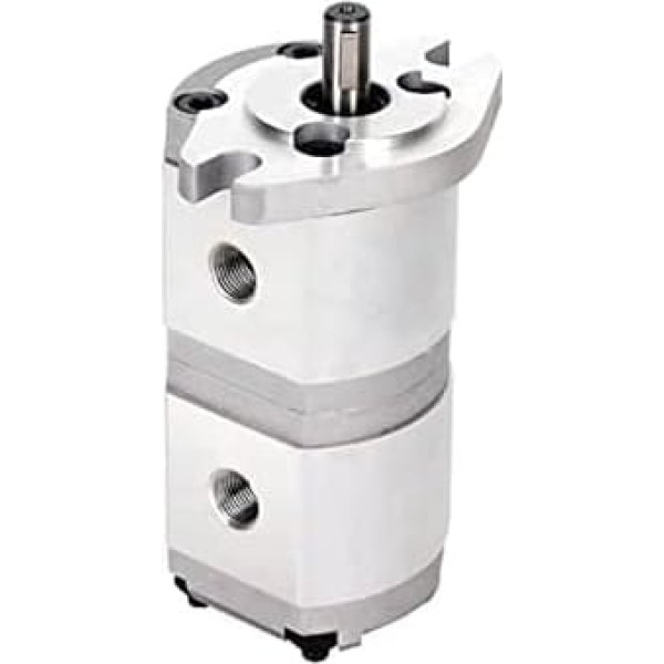 DOLUNTO HGP-11A Four Hole Installation Double Gear Pump, Hydraulic Oil Pump High Pressure Gear Pump (Color : HGP-11A-F3-3R)