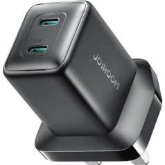 Strāvas lādētājs ar Apvienotās Karalistes USB-C kontaktdakšu 45 W - melns