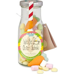 DIY White Easter Chocolate, White Drinking Chocolate in Bottle with White Chocolate, Mini Marshmallows and Sugar Beet, DIY Hot Cocoa, Great Gift Idea for Easter
