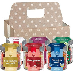 Sixpack Christmas Mix 6 x 120 g | Christmas Gifts for Women, Men and Children | Advent Calendar Sweets | Gummy Bears for Christmas | Candy Mix