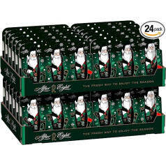 After Eight After Eight Nestlé After Eight Mini Santa Claus Made of Peppermint Chocolate, Small Chocolate Lice with Dark Chocolate, Pack of 24 (24 x 60 g)