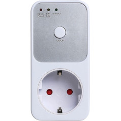 Automatic Voltage Protection Socket Strip Surge Protection Socket Adapter Socket Switcher AC 220 V Power Surge Safe Protector EU Plug Socket Fridge Protect (1 Piece)