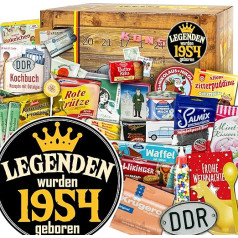ostprodukte-versand Legends were born in 1954 + DDR box + advent calendar DDR 2023 70th