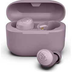 JLab Go Air Pop+ In-Ear Headphones Wireless Bluetooth, True Wireless Headphones, 35+ Hours Headphones, Wireless Earbuds, Earbuds with Microphone, USB-C Charging Box, Dual Connect, EQ3 Sound, Mauve