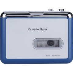 Bluetooth Cassette Player, Car Reverse Walkman Portable Cassette Player, Cassette Player, Bluetooth Output for Headphone Speaker, with Headphones, #611