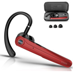 Bluetooth Headset V5.4 Wireless Hands-Free Phone with CVC 8.0 and ENC Dual Microphone, Bluetooth Earphones Wireless with 25 Hours Talk Time, 120 Hours Standby Headset Mobile Phone for Driving Office
