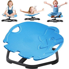Carousel Autism Children's Swivel Chair with Handle, 360° Sensory Swivel Chair, Autism Toy, ADHD Aid, Training, Physical Coordination and Balance, Balance Chair for Boys and Girls