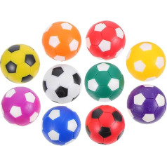 HEMOTON Pack of 10 colourful plastic for table football replacement and accessories, lightweight and durable for game use