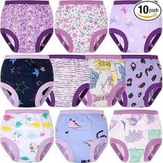 BIG ELEPHANT Potty Training Trousers Children - Soft Cotton Training Pants Boys & Girls, Washable & Reusable