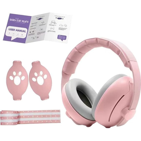 Ohrenschützer mit Geräuschunterdrückung für Kleinkinder, Ohrenschützer für Kleinkinder | Schlaf-Kopfhörer mit verstellbarer Geräuschunterdrückung | Gewährleistung der Gehörsicherheit von