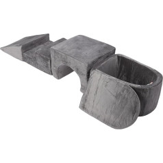 TOPINCN Foam Climbing Blocks with Ball Pit & Stairs for Toddlers, Toddlers, Indoor Crawling Toy, Modular Soft Games Activity for Indoor Crawling