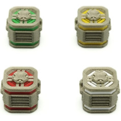 Item Boxes for Nemesis and Nemesis: Lockdown | Pack of 60 | Detailed 3D Tokens to Improve the Gaming Experience | Compatible Room Registration Accessories