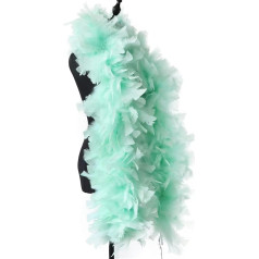 2 Meter, 200 g, braune Truthahn-Federboa, großer, flauschiger Federschal zum Basteln, Cosplay-Kostüm, Kleidung, Federboas, Frather (Farbe: 02, Größe: 2 Meter) - 2 Meter - 14