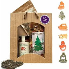 Delicatessen Set Christmas with Pasta, Sauce and Spices // Christmas Gift