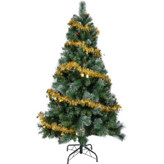 YEAUPE PRO Artificial Christmas Tree 180 cm with 800 Branches, Includes Snow and Berry Decoration, Easy 3-Piece Assembly, Sturdy Metal Stand