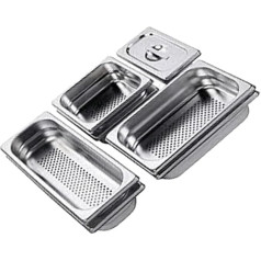 AEG A9OZS10 Steamer Set, 8 Pieces, Stainless Steel, Dishwasher Safe, Made in Germany