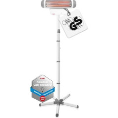 reer FeelWell 2-in-1 Nappy Changing Table Heater, Standing or Wall Mounted Heater with 2 Heating Levels, Timer, Anti-Tilt Device, Tested to Medical Standard