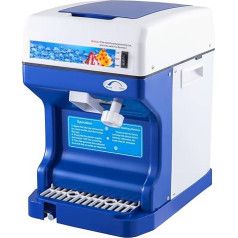 VEVOR Crushed Ice Machine 250W Electric 120kg Fineness Ice Adjustable Speed 320rpm for Restaurants, Flow Rates, Drinks, Supermarkets, Food Industry, 29 x 39 x 43 cm