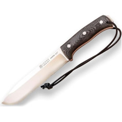 Joker Nomad Survival Knife 6.5 Inch CM137-K Black Micarta Handle 6.5 Inch Blade Kydex Sheath Tool for Fishing, Hunting, Camping and Hiking