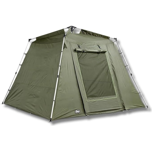 Lucx Marten Bivvy Fishing Tent for 1-3 Men - Compact Carp Tent, 1.70 m Standing Height, Removable Groundsheet & 10,000 mm Hydrostatic Head