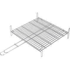 Sauvic 02685 - Double grillage made of 18/8 stainless steel, 40 x 45 cm