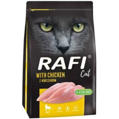 rafi cat ar vistas gaļu - sausa kaķu barība - 7 kg