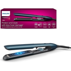 Philips BHS732/00 7000 Series, ThermoShield Technology, Ionisation Function, Ceramic Plates with Argan Oil, Teal Metallic