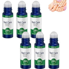 Nagelpflege-Stick zum Aufrollen, natürlicher Härter für beschädigte Nägel, Pflanzenextrakt für Reparaturwachstum, nährende Feuchtigkeitsversorgung, Wiederherstellung strahlender und gesunder (6ps)