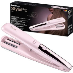 Beurer HT 22 Split End Remover, Removes Split Ends and Broken Hair Ends Quickly and Effectively, No Length Loss for Healthy Hair, with LED Display, 2 Hours Battery Life, Pink